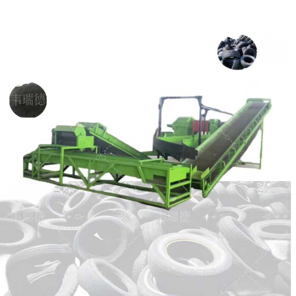 High-Margin Full Automatic Waste Tire Recycling Rubber Powder Making Machine Tre Rubber Crumb Production Line